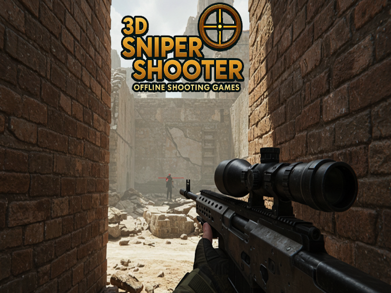 3D Sniper shooter Offline Shooting Games 🕹️ Παίξτε online στο
