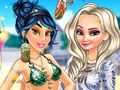 Παιχνίδι Οι εμμονές των πριγκιπισσών με τις boho παραλιακές ενδυμασίες σε απευθείας σύνδεση