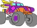 Παιχνίδι Βιβλίο ζωγραφικής Monster Truck  σε απευθείας σύνδεση