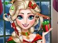 Παιχνίδι Ice Queen Χριστουγεννιάτικα κούρεμα  σε απευθείας σύνδεση