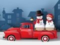 Παιχνίδι Παζλ Xmas Trucks  σε απευθείας σύνδεση