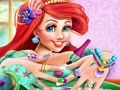 Παιχνίδι Γοργόνα Princess Nails Spa  σε απευθείας σύνδεση