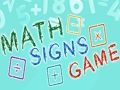 Παιχνίδι Παιχνίδι Math Signs  σε απευθείας σύνδεση