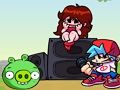 Παιχνίδι Friday Night Funkin 'εναντίον PIG από Angry Birds  σε απευθείας σύνδεση