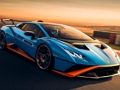 Παιχνίδι Παζλ Lamborghini Huracan STO  σε απευθείας σύνδεση
