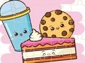 Παιχνίδι Παζλ τροφίμων Kawaii  σε απευθείας σύνδεση
