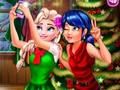 Παιχνίδι Selfie Χριστουγέννων με τη Ladybug και την Elsa σε απευθείας σύνδεση