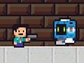 Παιχνίδι Noob Super Agent vs Robots σε απευθείας σύνδεση