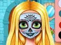 Παιχνίδι Face paint Χαλοουίν της αδελφής σε απευθείας σύνδεση