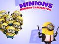 Παιχνίδι Ταίριασμα κάρτας μνήμης Minions  σε απευθείας σύνδεση