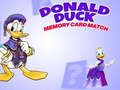 Παιχνίδι Ταίριασμα κάρτας μνήμης Donald Duck  σε απευθείας σύνδεση
