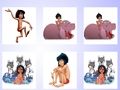 Παιχνίδι Ταίριασμα κάρτας μνήμης Mowgli  σε απευθείας σύνδεση