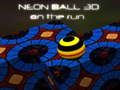Παιχνίδι Neon Ball 3d στο τρέξιμο  σε απευθείας σύνδεση