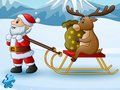 Παιχνίδι Αστείο παζλ Santa  σε απευθείας σύνδεση