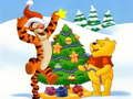 Παιχνίδι Χριστουγεννιάτικο παζλ Winnie the Pooh  σε απευθείας σύνδεση