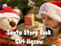 Παιχνίδι Παζλ για κορίτσι με το βιβλίο Santa Story  σε απευθείας σύνδεση