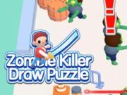 Παιχνίδι Zombie Killer Draw Puzzle σε απευθείας σύνδεση