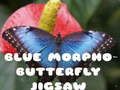 Παιχνίδι Μπλε Morpho Butterfly Jigsaw  σε απευθείας σύνδεση