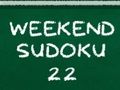 Παιχνίδι Σαββατοκύριακο Sudoku 22  σε απευθείας σύνδεση