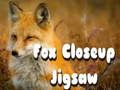 Παιχνίδι Fox Closeup Jigsaw σε απευθείας σύνδεση