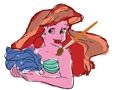 Παιχνίδι Χρωματισμός 4GameGround Little Mermaid  σε απευθείας σύνδεση