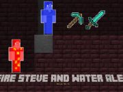 Παιχνίδι Πυρκαγιά Steve και Water Alex σε απευθείας σύνδεση