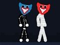 Παιχνίδι Stickman Huggy Creepy Holiday  σε απευθείας σύνδεση