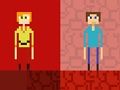 Παιχνίδι Stickman Steve εναντίον Alex Nether  σε απευθείας σύνδεση