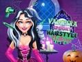 Παιχνίδι Πρόκληση Vampira Spooky Hairstyle  σε απευθείας σύνδεση