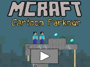 Παιχνίδι Mcraft cartoon parkour σε απευθείας σύνδεση
