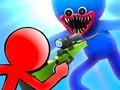 Παιχνίδι Stickman εναντίον Huggy Wuggy σε απευθείας σύνδεση