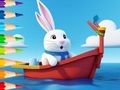 Παιχνίδι Βιβλίο ζωγραφικής: Sailing Rabbit  σε απευθείας σύνδεση