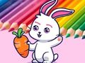 Παιχνίδι Βιβλίο ζωγραφικής: Rabbit Pull Up Carrot  σε απευθείας σύνδεση