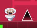 Παιχνίδι Τουαλέτα Geometry Dash Skibidi  σε απευθείας σύνδεση