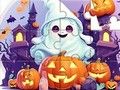 Παιχνίδι Παζλ: Halloween Cute Ghost  σε απευθείας σύνδεση