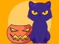 Παιχνίδι Βιβλίο ζωγραφικής: Halloween Cat  σε απευθείας σύνδεση