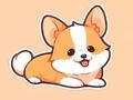 Παιχνίδι Βιβλίο ζωγραφικής: Corgi  σε απευθείας σύνδεση