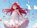 Παιχνίδι Παζλ: White Dress Girl  σε απευθείας σύνδεση