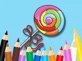 Παιχνίδι Βιβλίο ζωγραφικής: Lollipop  σε απευθείας σύνδεση