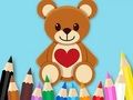 Παιχνίδι Βιβλίο ζωγραφικής: Toy Bear  σε απευθείας σύνδεση