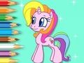 Παιχνίδι Βιβλίο ζωγραφικής: Shining Pony  σε απευθείας σύνδεση