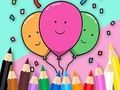 Παιχνίδι Βιβλίο ζωγραφικής: Celebrate-Balloons  σε απευθείας σύνδεση