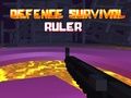Παιχνίδι Άμυνας Survival Ruler  σε απευθείας σύνδεση