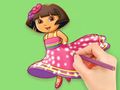 Παιχνίδι Βιβλίο ζωγραφικής: Dora Prepare Party  σε απευθείας σύνδεση