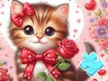 Παιχνίδι Παζλ: Bowknot Cat  σε απευθείας σύνδεση