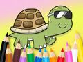 Παιχνίδι Βιβλίο ζωγραφικής: Sunglasses Turtle  σε απευθείας σύνδεση