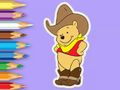 Παιχνίδι Βιβλίο ζωγραφικής: Cowboy Winnie  σε απευθείας σύνδεση