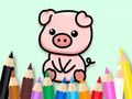 Παιχνίδι Βιβλίο ζωγραφικής: Cute Pig 2  σε απευθείας σύνδεση