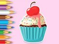 Παιχνίδι Βιβλίο ζωγραφικής: Apple Cupcake  σε απευθείας σύνδεση