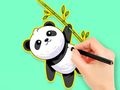 Παιχνίδι Βιβλίο ζωγραφικής: Το Panda Eat Bamboo  σε απευθείας σύνδεση